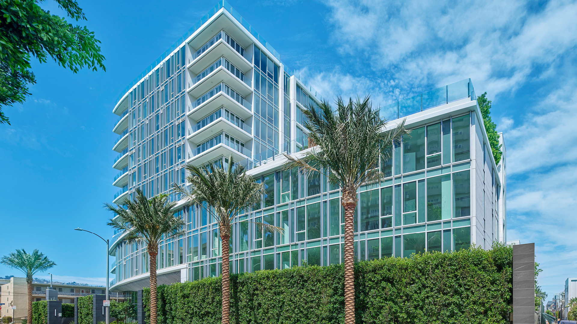 Four Seasons Private Residences Los Angeles building exterior