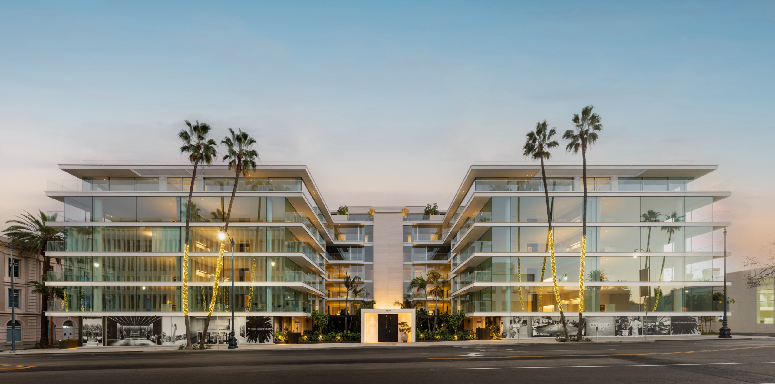 Mandarin Oriental Residences Beverly Hills building exterior