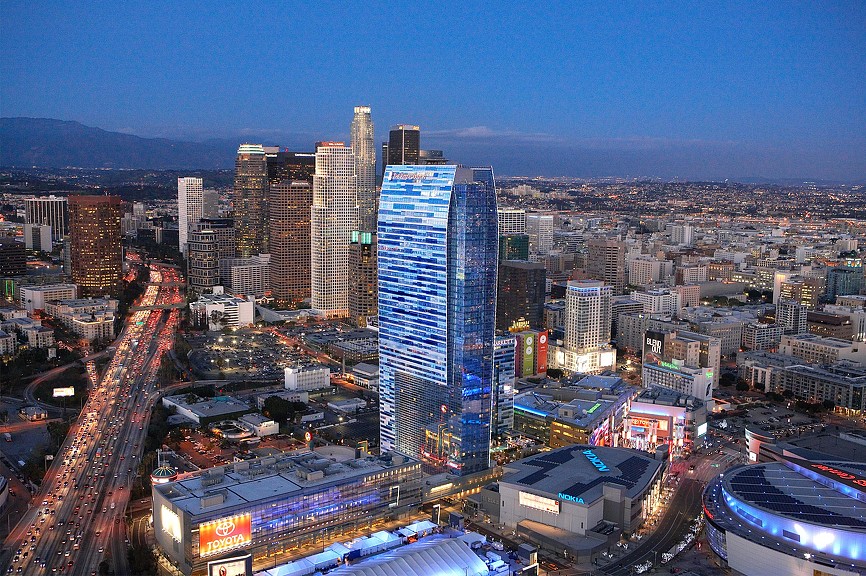 The Ritz-Carlton Residences at L.A. LIVE building exterior